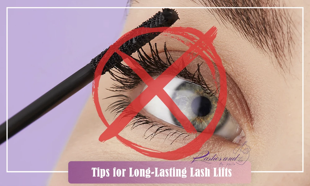 Helpful aftercare tips to maintain and extend the results of your lash lift for beautiful, long-lasting curls