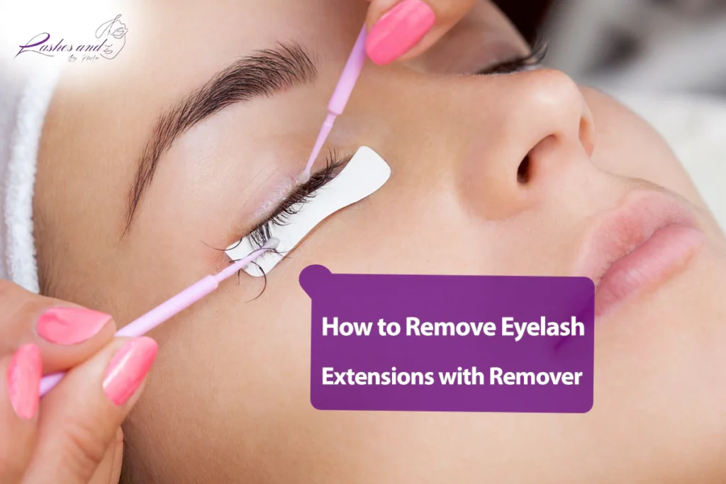 How to Remove Eyelash Extensions with Remover