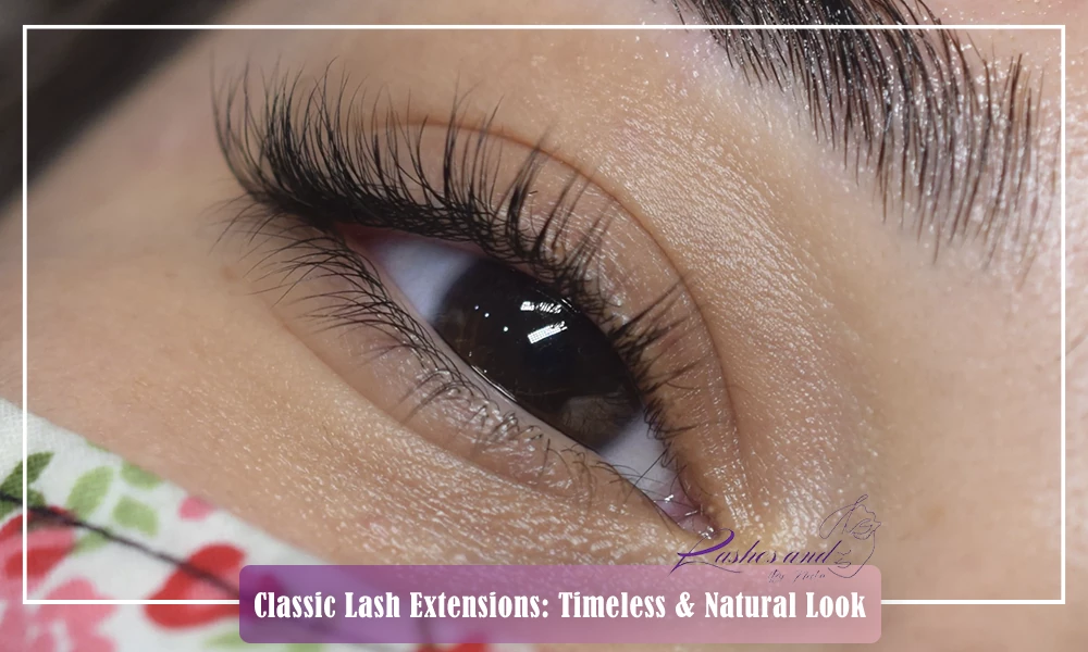 Overview of classic lash extensions, their benefits, application process, and maintenance tips