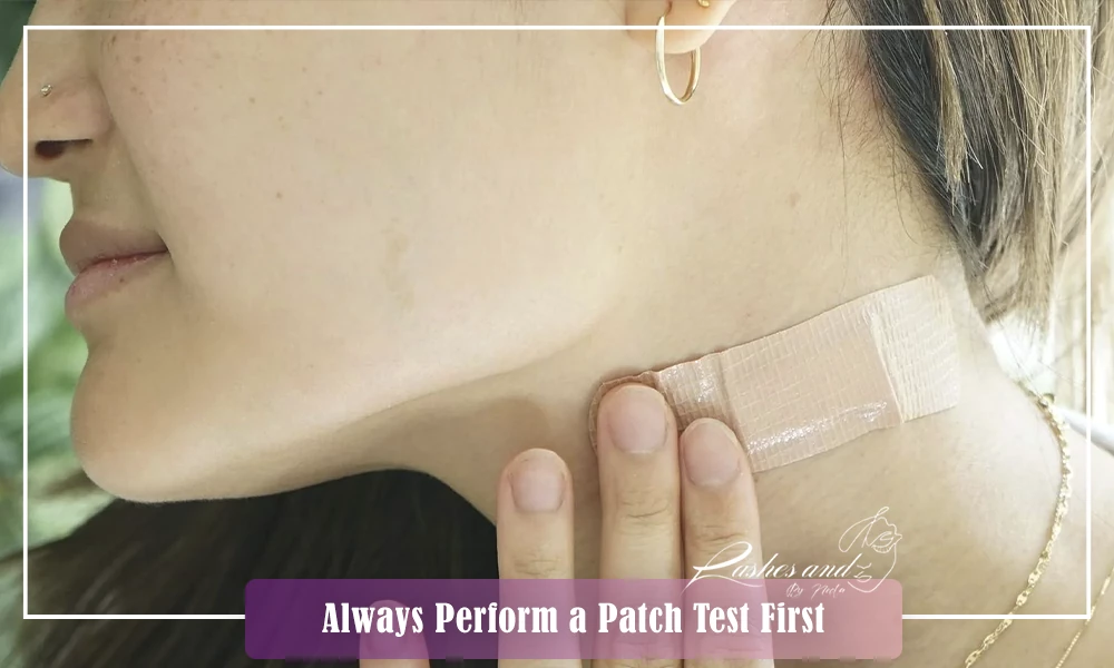 Guide on how to perform a patch test before using new skincare or beauty products to avoid allergic reactions