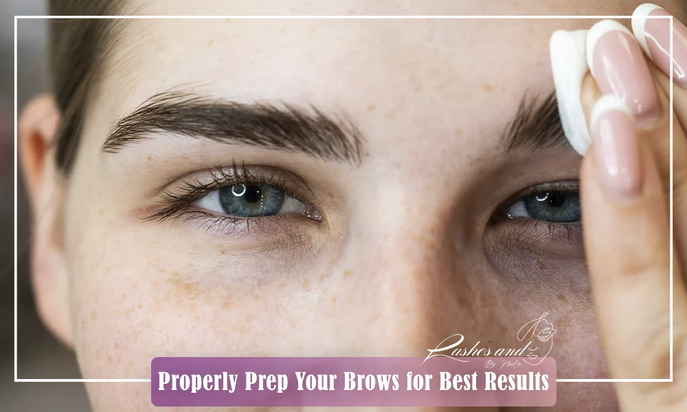 Step-by-step guide on how to prepare your eyebrows before tinting or grooming for optimal results