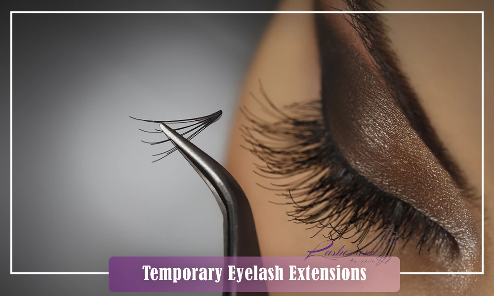 Guide to temporary eyelash extensions, their application, benefits, and maintenance tips