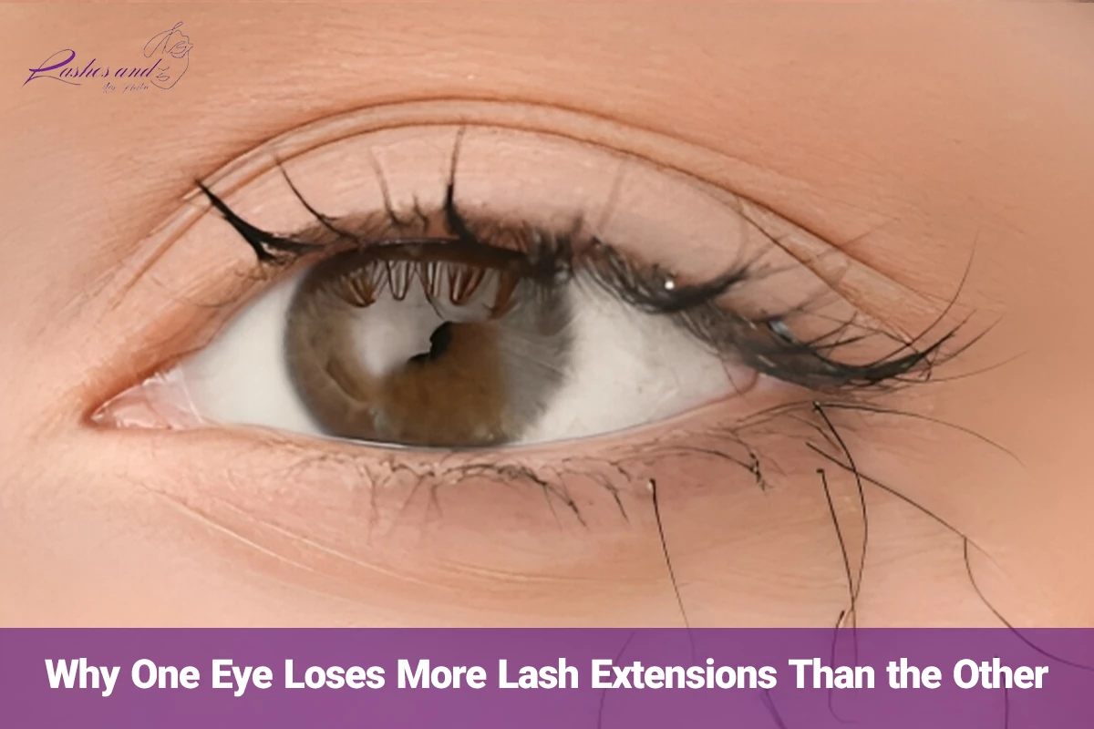 Exploring the reasons why lash extensions may shed faster on one eye compared to the other and how to prevent it