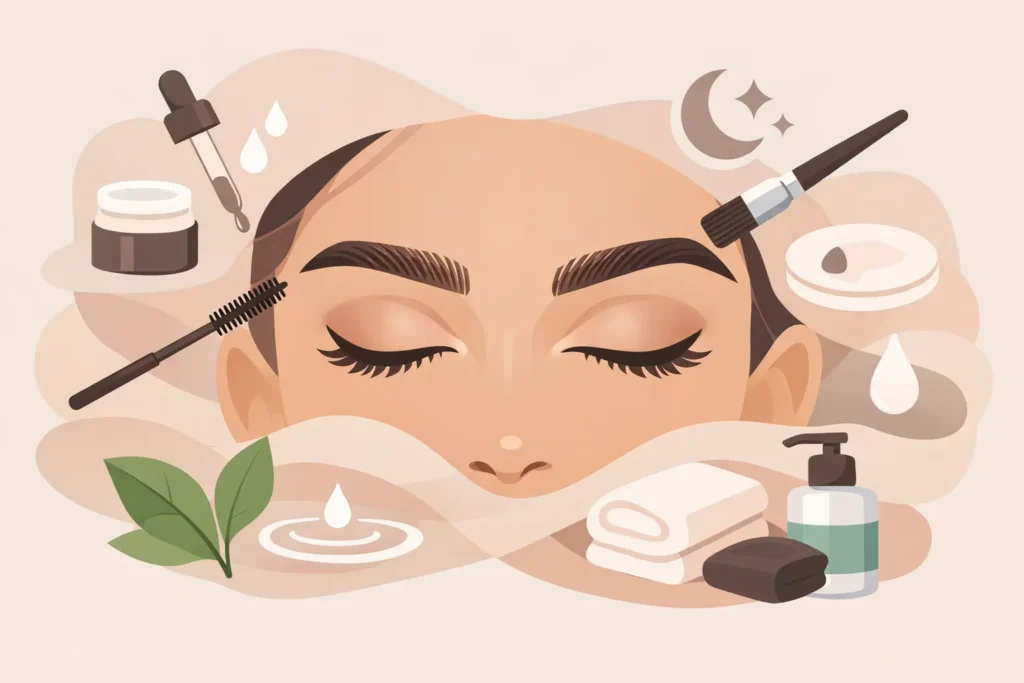 How to Care for Brow Lamination and Tint